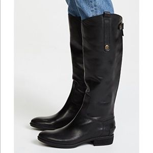 Sam Edelman Penny Leather Riding Boots Shoes